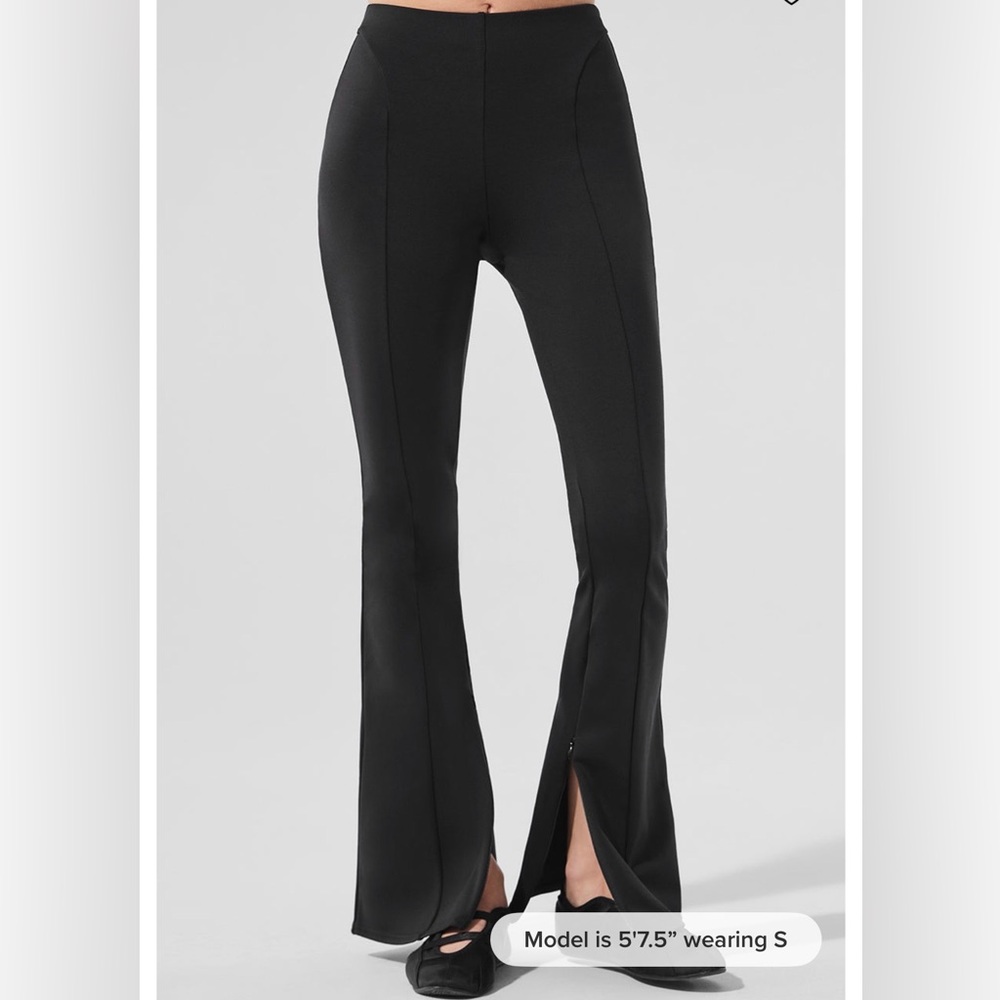 ALO Elegant Black Flared a Women's Pants